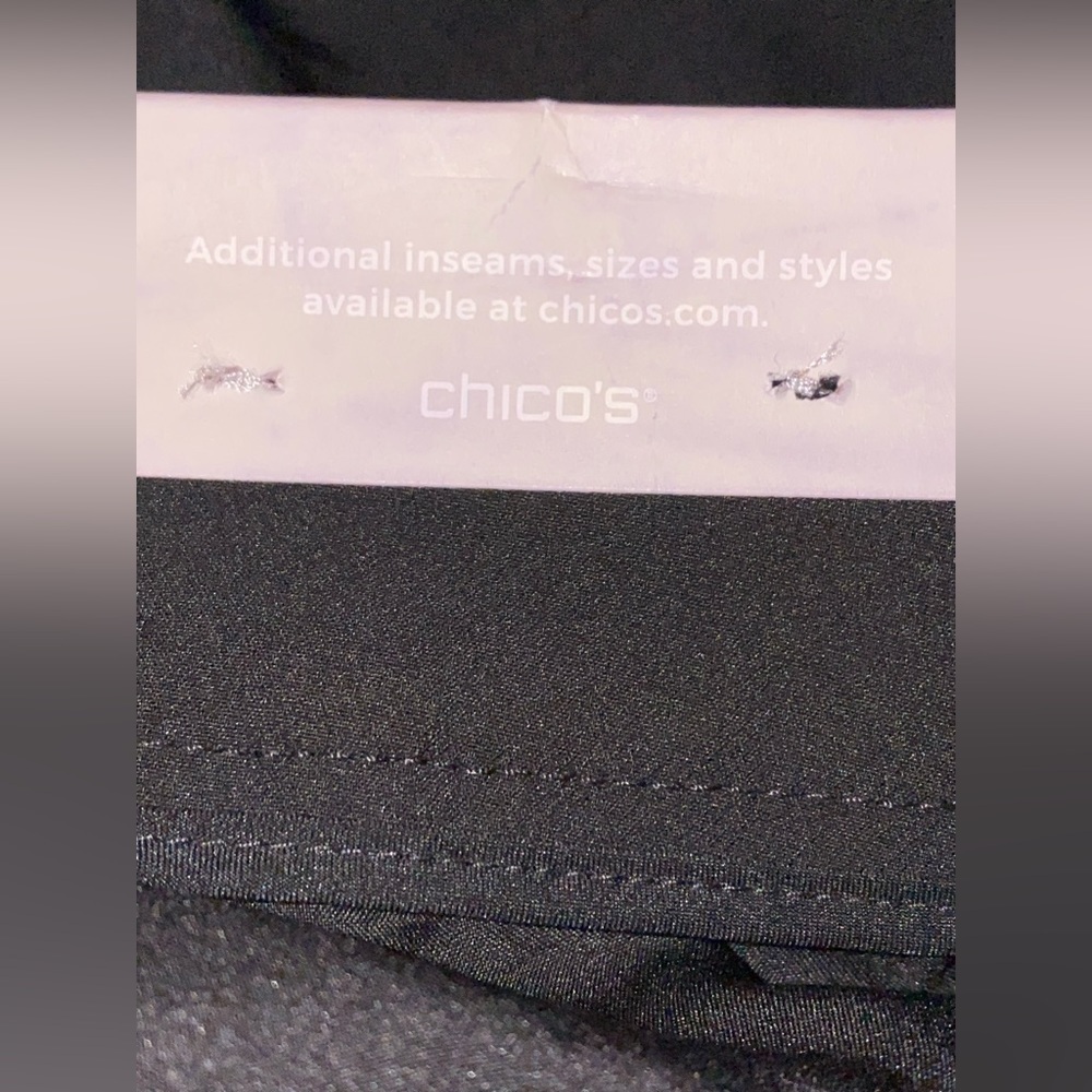 Chico's Wide Leg Women Size 18R Pant Professional Career Business Office NEW - Picture 5 of 9